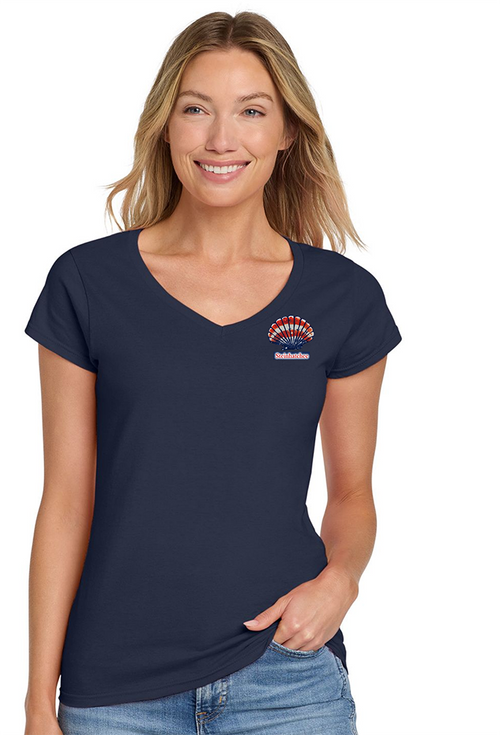 Stars, Stripes & Steinhatchee, 250 Years of Freedom - Women's V-Neck Tshirt